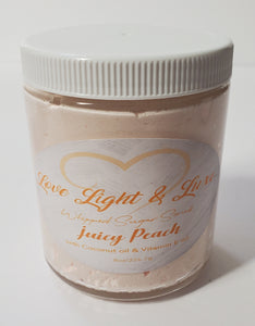 Juicy Peach Whipped Sugar Scrub 8oz