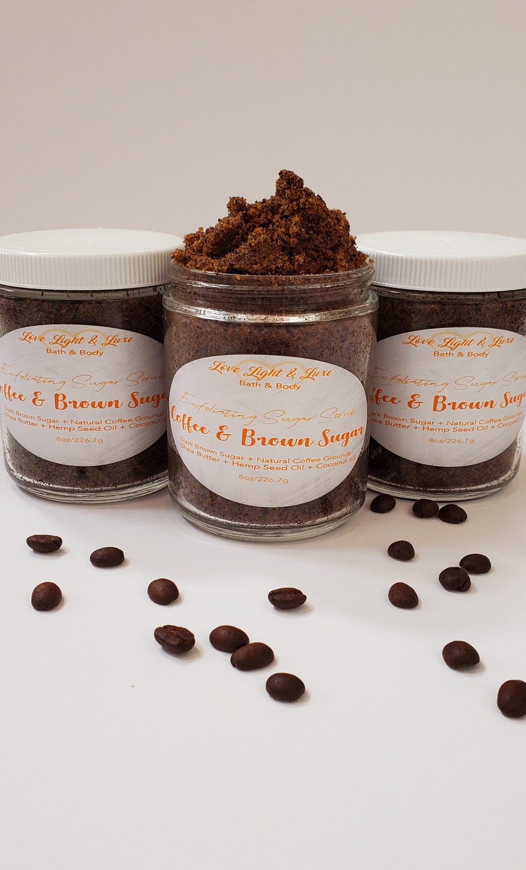 Exfoliating Brown Sugar & Coffee Scrub 8oz